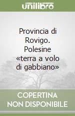 Provincia di Rovigo. Polesine «terra a volo di gabbiano» libro