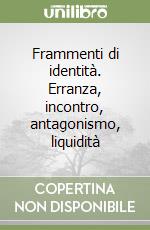 Frammenti di identità. Erranza, incontro, antagonismo, liquidità libro