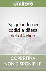 Spigolando nei codici a difesa del cittadino