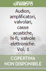 Audion, amplificatori, valvolari, casse acustiche, hi-fi, valvole elettroniche. Vol. 1 libro