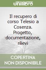 Il recupero di corso Telesio a Cosenza. Progetto, documentazione, rilievi libro