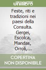 Feste, riti e tradizioni nei paesi della Consulta. Gergei, Escolca, Mandas, Orroli, Siurgus-Donigala libro