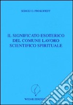 Il significato esoterico del comune lavoro scientifico spirituale libro