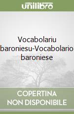 Vocabolariu baroniesu-Vocabolario baroniese libro