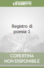 Registro di poesia 1 libro