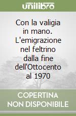 Con la valigia in mano. L'emigrazione nel feltrino dalla fine dell'Ottocento al 1970 libro