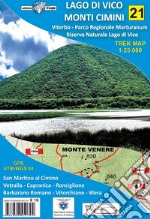 Lago di Vico, Monti Cimini. Viterbo, Parco regionale Marturanum e Riserva naturale Lago di Vico. Carta escursionistica 1:25.000 libro