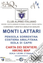 Monti Lattari. Penisola sorrentina. Costiera amalfitana. Isola di Capri. Carta dei sentieri scala 1:25000 libro