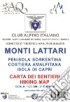 Monti Lattari. Penisola sorrentina. Costiera amalfitana. Isola di Capri. Carta dei sentieri scala 1:25000 libro