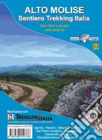 Carta Alto Molise. Sentiero trekking Italia libro