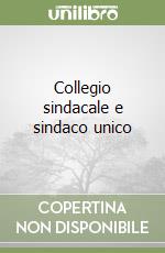 Collegio sindacale e sindaco unico libro