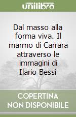 Dal masso alla forma viva. Il marmo di Carrara attraverso le immagini di Ilario Bessi libro