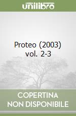 Proteo (2003) vol. 2-3 libro