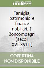 Famiglia, patrimonio e finanze nobiliari. I Boncompagni (secoli XVI-XVIII) libro