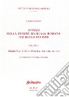 Annali della stampa musicale romana del secoli XVI-XVIII. Vol. 1/1: Edizioni di musica pratica dal 1601 al 1650 libro