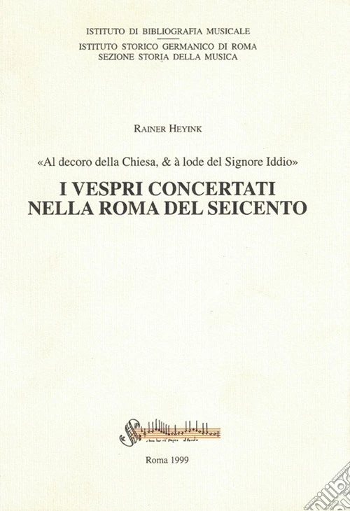 I Vespri concertati nella Roma del Seicento
