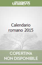 Calendario romano 2015 libro