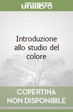 Introduzione allo studio del colore libro