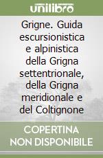 Grigne. Guida escursionistica e alpinistica della Grigna settentrionale, della Grigna meridionale e del Coltignone libro