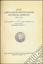 Acta Capitolorum Provincialium Provinciae Romanae libro