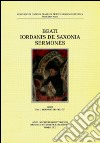 Beati Iordanis de Saxonia Sermones libro