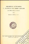 Registrum litterarum fr. Raymundi De Vineis capuani magistri ordinis 1380-1399 libro