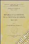 Historia de la reforma de la provincia de España (1450-1550) libro