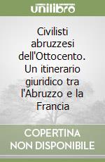 Civilisti abruzzesi dell'Ottocento. Un itinerario giuridico tra l'Abruzzo e la Francia libro