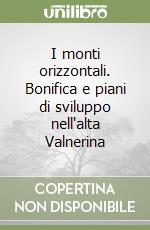 I monti orizzontali. Bonifica e piani di sviluppo nell'alta Valnerina libro