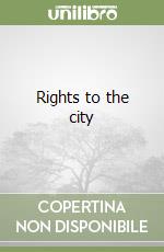 Rights to the city libro