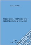 Riflessioni in tema di rifiuto delle trasfusioni di sangue libro