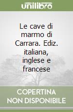 Le cave di marmo di Carrara. Ediz. italiana, inglese e francese libro