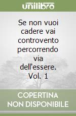 Se non vuoi cadere vai controvento percorrendo via dell'essere. Vol. 1 libro