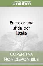 Energia: una sfida per l'Italia libro