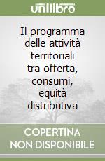 Il programma delle attività territoriali tra offerta, consumi, equità distributiva