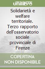 Solidarietà e welfare territoriale. Terzo rapporto dell'osservatorio sociale provinciale di Firenze libro