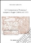 Sul «commentario al pentateuco» stampato a Reggio Calabria nel 1475 libro di Arillotta Francesco