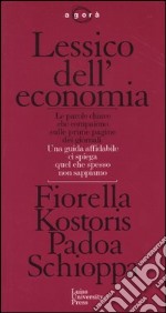 Lessico dell'economia libro