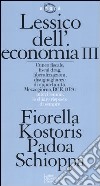 Lessico dell'economia. Vol. 3 libro