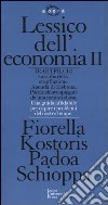 Lessico dell'economia. Vol. 2 libro