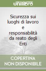 Sicurezza sui luoghi di lavoro e responsabilità da reato degli Enti libro