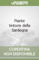 Piante tintorie della Sardegna libro