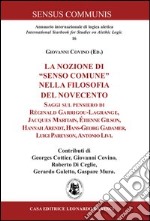 La nozione di «senso comune» nella filosofia del Novecento