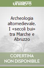 Archeologia altomedievale. I «secoli bui» tra Marche e Abruzzo libro