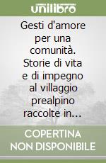 Gesti d'amore per una comunità. Storie di vita e di impegno al villaggio prealpino raccolte in occasione del 25° di «Solidarietà viva» libro