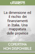 La dimensione ed il rischio dei finanziamenti in Italia. Una mappatura delle province libro