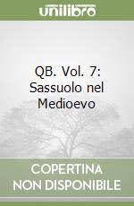 QB. Vol. 7: Sassuolo nel Medioevo libro