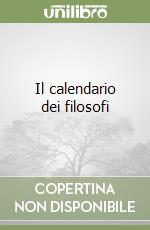 Il calendario dei filosofi libro