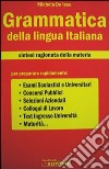 Grammatica della lingua italiana libro