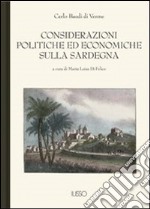 Considerazioni politiche ed economiche sulla Sardegna libro